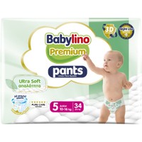 Babylino Premium Ultra Soft Pants Νο5 Junior (10-16kg) 34 Τεμάχια - 