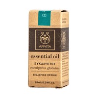 Apivita Essential Oil Eucalyptus Ευκάλυπτος 10ml - 100% Βιολογικό Αιθέριο Έλαιο με Ευεργετικές Ιδιότητες για το Αναπνευστικό