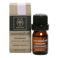 Apivita Essential Oil Rosemary Δενδρολίβανο 5ml - 100% Βιολογικό Αιθέριο Έλαιο που Ενισχύει την Μνήμη και την Συγκέντρωση