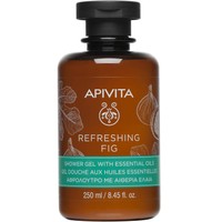 Apivita Refresing Fig Shower Gel 250ml - Δροσερό Αφρόλουτρο με Αιθέρια Έλαια & Εκχύλισμα Σύκου