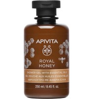 Apivita Royal Honey Shower Gel with Essential Oils 250ml - Ενυδατικό Αφρόλουτρο με Αιθέρια Έλαια