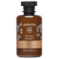 Apivita Royal Honey Shower Gel with Essential Oils 250ml - Ενυδατικό Αφρόλουτρο με Αιθέρια Έλαια