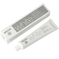 Apivita White Λευκαντική Οδοντόκρεμα με Μαστίχα & Πρόπολη 75ml - Οδοντόκρεμα Κατάλληλη για Ομοιοπαθητική