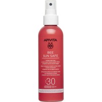 Apivita Bee Sun Safe Hydra Melting Ultra-Light Face & Body Spray With Marine Algae & Propolis Spf30, 200ml - Ενυδατικό Αντηλιακό Spray Ελαφριάς Υφής Υψηλής Προστασίας για Πρόσωπο & Σώμα με Θαλάσσια Φύκη & Πρόπολη