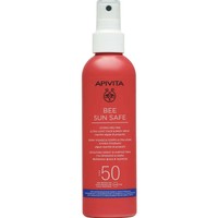 Apivita Bee Sun Safe Hydra Melting Ultra-Light Face & Body Spray With Marine Algae & Propolis Spf50, 200ml - Ενυδατικό Αντηλιακό Spray Ελαφριάς Υφής Υψηλής Προστασίας για Πρόσωπο & Σώμα με Θαλάσσια Φύκη & Πρόπολη