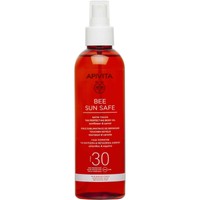 Apivita Bee Sun Safe Satin Touch Tan Perfecting Body Oil With Sunflower & Carrot Spf30, 200ml - Αντηλιακό Λάδι Σώματος μη Λιπαρής Υφής, Υψηλής Προστασίας, για Μαύρισμα & Μεταξένια Αίσθηση με Ηλίανθο & Καρότο