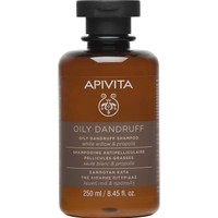 Apivita Oily Dandruff Shampoo 250ml - Σαμπουάν Κατά της Λιπαρής Πιτυρίδας με Λευκή Ιτιά & Πρόπολη