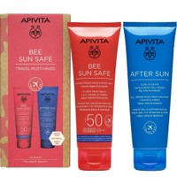 Apivita Promo Bee Sun Safe Travel Must-Haves Hydra Fresh Face-Body Milk Spf 50,100ml & After Sun Face-Body Gel Cream 100ml - Αντηλιακό Γαλάκτωμα Προσώπου-Σώματος Υψηλής Προστασίας & Δροσιστική Κρέμα-Gel Προσώπου-Σώματος για Μετά τον Ήλιο