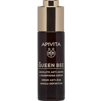 Apivita Queen Bee Absolute Anti-Aging & Redefining Serum 30ml - Ορός Απόλυτης Αντιγήρανσης & Ανόρθωσης Περιγράμματος με Βασιλικό Πολτό Ελεγχόμενης Αποδέσμευσης