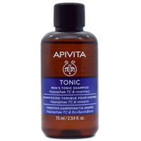 Apivita Men's Tonic Shampoo with Hippophae TC & Rosemary Travel Size 75ml - Τονωτικό Σαμπουάν Κατά της Τριχόπτωσης για Άνδρες με Ιπποφαές & Δεντρολίβανο