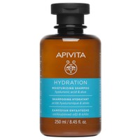 Apivita Hydration Moisturizing Shampoo with Hyaluronic Acid & Aloe Travel Size 75ml - Σαμπουάν Ενυδάτωσης με Υαλουρονικό Οξύ & Αλόη