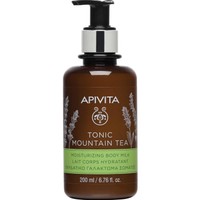 Apivita Tonic Mountain Tea Moisturizing Body Milk 200ml - Ενυδατικό Γαλάκτωμα Σώματος με Τσάι Βουνού & Αιθέρια Έλαια