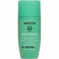 Apivita Bee Fresh 24h Deodorant Roll-on 50ml - Αποσμητικό Roll-on 24ωρης Δράσης με Σεβασμό στο Μικροβίωμα του Δέρματος