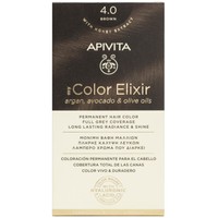 Apivita Promo My Color Elixir Permanent Hair Color - 4.0 Καστανό - Μόνιμη Βαφή Μαλλιών για Λαμπερό Χρώμα που Διαρκεί