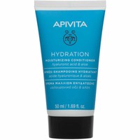 Apivita Hydration Moisturizing Conditioner Travel Size 50ml - Κρέμα Μαλλιών Ενυδάτωσης με Υαλουρονικό Οξύ & Αλόη