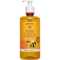 Apivita Mini Bees Gentle Kids Shower Gel 2 Years+, 500ml - Απαλό Αφρόλουτρο για Παιδιά με Πορτοκάλι & Μέλι