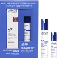 Uriage Promo Age Lift Firming Smoothing Day Cream 40ml & Δώρο Intensive Serum 10ml - Αντιγηραντική Κρέμα Ημέρας για Σύσφιξη & Ενυδάτωση για Κανονικό προς Ξηρό Δέρμα & Δώρο Εντατικός Ορός Προσώπου Πολλαπλών Δράσεων για Όλους τους Τύπους Επιδερμίδας