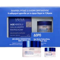 Uriage Promo Age Absolu Redensifying Rosy Face Cream for Mature Skin 40ml & Δώρο Sleeping Face Mask Cream 15ml - Ολοκληρωμένη Αντιγηραντική Κρέμα Ημέρας Προσώπου για Ώριμη Επιδερμίδα & Δώρο Μάσκα Νύχτας για Καθημερινή Χρήση