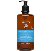 Apivita Hyaluronic Hydra Moisturizing Shampoo with Hyaluronic Acid & Honey StB - 500ml - Σαμπουάν Ενυδάτωσης Καθημερινής Χρήσης με Υαλουρονικό Οξύ & Μέλι