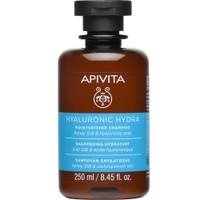 Apivita Hyaluronic Hydra Moisturizing Shampoo with Hyaluronic Acid & Honey StB 250ml - Σαμπουάν Ενυδάτωσης Καθημερινής Χρήσης με Υαλουρονικό Οξύ & Μέλι