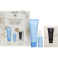Apivita Promo Aqua Beelicious Oil-Free Hydrating Light Texture Gel-Cream 40ml & Δώρο Refreshing Hydrating Face Booster 10ml & Δώρο Black Detox Cleansing Jelly 5ml - Κρέμα Gel Ενυδάτωσης Ελαφριάς Υφής με Λουλούδια & Μέλι & Ορός Προσώπου για Αναζωογόνηση & Ενυδάτωση με Λουλούδια & Μέλι & Μαύρο Gel Καθαρισμού για Πρόσωπο & Μάτια με Ενεργό Άνθρακα & Πρόπολη