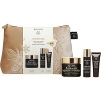 Apivita Queen Bee Promo Absolute Anti-Aging & Regenerating Light Texture Cream 50ml & Δώρο Redefining Serum 10ml & Δώρο Reviving Eye Cream 5ml & Νεσεσέρ 1 Τεμάχιο - Κρέμα Απόλυτης Αντιγήρανσης & Αναγέννησης Ελαφριάς Υφής & Ορός Απόλυτης Αντιγήρανσης & Ανόρθωσης Περιγράμματος & Κρέμα Ματιών Αναζωογόνησης