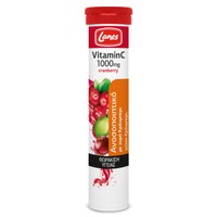 Lanes Vitamin C + Cranberry 1000mg 20 Effer.Tabs - Συμπλήρωμα Διατροφής για Ενίσχυση του Ανοσοποιητικού και Θωράκιση της Υγείας