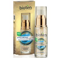 Bioten Face Serum Hyaluronic Gold 30ml - Ορός Αναδιαμόρφωσης Προσώπου με Τεχνολογία Περλών & Υαλουρονικό Οξύ