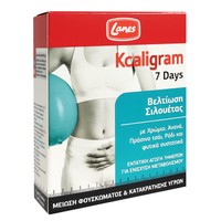 Lanes Kcaligram 7 Days Βελτίωση Σιλουέτας 14tabs - Συμπλήρωμα Διατροφής για Βελτίωση της Σιλουέτας, Μείωση του Φουσκώματος & Κατακράτησης Υγρών