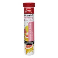 Lanes Vitamin C 500mg Plus Beauty 20 Effer.Tabs - Συμπλήρωμα Διατροφής για Ενίσχυση Ανοσοποιητικού & Ομορφιά Με Γεύση Pink Lemonade