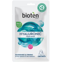 Bioten Hyaluronic Nourishing & Firming Tissue Face Mask 20ml - Υφασμάτινη Μάσκα Προσώπου με Υαλουρονικό Οξύ για Ενυδάτωση & Λάμψη