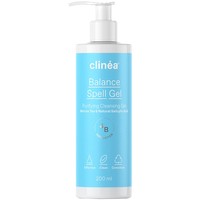 Clinéa Balance Spell Gel Purifying Cleansing Gel 200ml - Gel Καθαρισμού Προσώπου Εμπλουτισμένο με Τσάι Matcha & Φυσικό Σαλικυλικό Οξύ για Μεικτές, Λιπαρές Επιδερμίδες