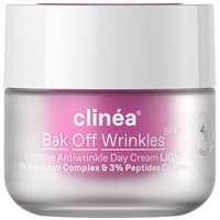 Clinea Bak Off Wrinkles Intensive Antiwrinkles Day Cream Light Spf20 - 50ml - Κρέμα Ημέρας Εντατικής Αντιγήρανσης Ελαφριάς Υφής Μεσαίας Προστασίας