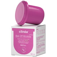 Clinea Bak Off Wrinkles Intensive Antiwrinkle Rich Day Cream Spf20, 50ml - Refill - Κρέμα Ημέρας Εντατικής Αντιγήρανσης Πλούσιας Υφής Μεσαίας Προστασίας