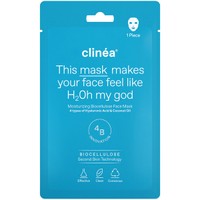 Clinea Moisturizing Biocellulose Face Mask 1 Τεμάχιο - Ενυδατική Μάσκα Προσώπου από Βιοκυτταρίνη