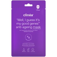 Clinea Anti-Ageing Biocellulose Face Mask 1 Τεμάχιο - Μάσκα Προσώπου Αντιγήρανσης με Βιοκυτταρίνη