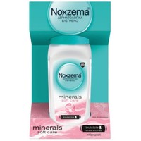 Noxzema Minerals Soft Care Invisible On Skin & Clothes Antiperspirant Roll-On 50ml - Γυναικείο Αποσμητικό που Προστατεύει από τα Λευκά & Κίτρινα Σημάδια στα Ρούχα με Άρωμα Φρεσκάδας που Διαρκεί