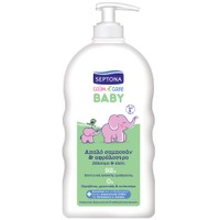 Septona Calm n' Care Baby Shampoo & Shower Gel with Aloe 500ml - Βρεφικό Απαλό Σαμπουάν -  Αφρόλουτρο με Βάλσαμο & Αλόη