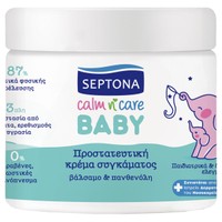 Septona Baby Calm n' Care Diaper Cream 250ml - Βρεφική Προστατευτική Κρέμα Συγκάματος με Βάλσαμο & Πανθενόλη σε Βαζάκι