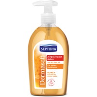 Septona Dermasoft Purifying Hand Wash with Honey 600ml - Υγρό Αντιβακτηριακό Σαπούνι Χεριών με Μέλι