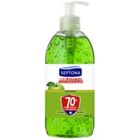 Septona Mild Antiseptic Hand Cleansing Apple Gel 1000ml - Αντισηπτικό Gel Καθαρισμού Χεριών με Άρωμα Μήλο & 70% Οινόπνευμα