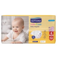 Septona Calm n' Care Baby Diapers Maxi No4 (8-13kg) 52 Τεμάχια - 