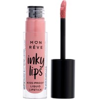 Mon Reve Inky Lips Kiss-Proof Liquid Matte Lipstick 4ml - 01 - Εξαιρετικά Σταθερό Υγρό Ματ Κραγιόν