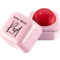 Mon Reve Lip Balm Pod 5g - 01 Strawberry - Ενυδατικό Lip Balm με Λάδι Καρύδας για Μεταξένιο Αποτέλεσμα με Άρωμα Φράουλα