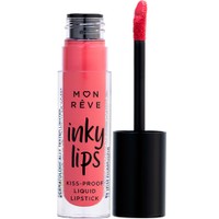 Mon Reve Inky Lips Kiss-Proof Liquid Matte Lipstick 4ml - 18 - Εξαιρετικά Σταθερό Υγρό Ματ Κραγιόν