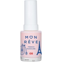 Mon Reve French Manicure Nail Color 13ml - 08 Sheer Rose - Βερνίκι Νυχιών για Γαλλικό Μανικιούρ