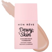 Mon Reve Dewy Skin Foundation 30ml - 11C - Foundation Μεσαίας Κάλυψης για Λαμπερό Τελείωμα