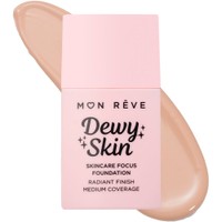 Mon Reve Dewy Skin Foundation 30ml - 13W - Foundation Μεσαίας Κάλυψης για Λαμπερό Τελείωμα