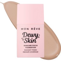 Mon Reve Dewy Skin Foundation 30ml - 21C - Foundation Μεσαίας Κάλυψης για Λαμπερό Τελείωμα