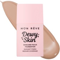 Mon Reve Dewy Skin Foundation 30ml - 33W - Foundation Μεσαίας Κάλυψης για Λαμπερό Τελείωμα